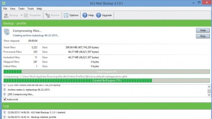 8. Verify backup