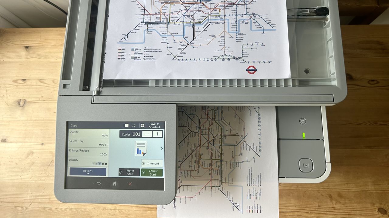 The Brother MFC-L8970CDW in a home office during our tests