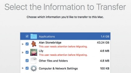 5. Items to migrate