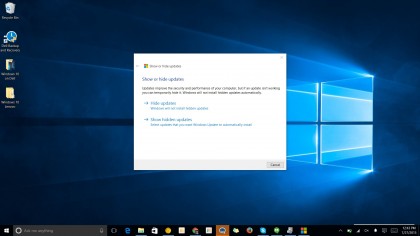 Hide updates