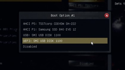 12. Use the boot media