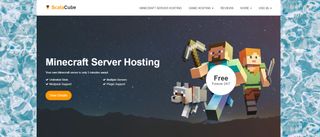 ScalaCube Minecraft server hosting homepage