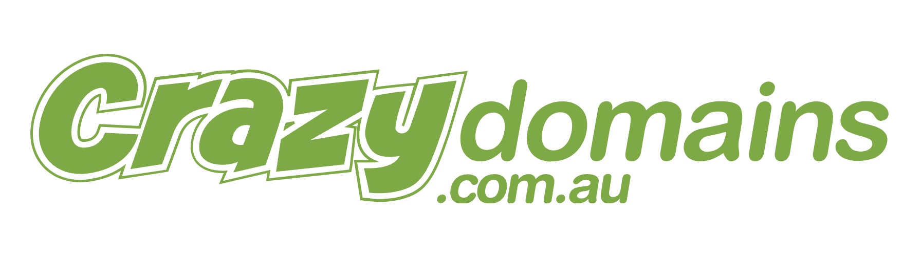 Crazy Domains logo in green on white background