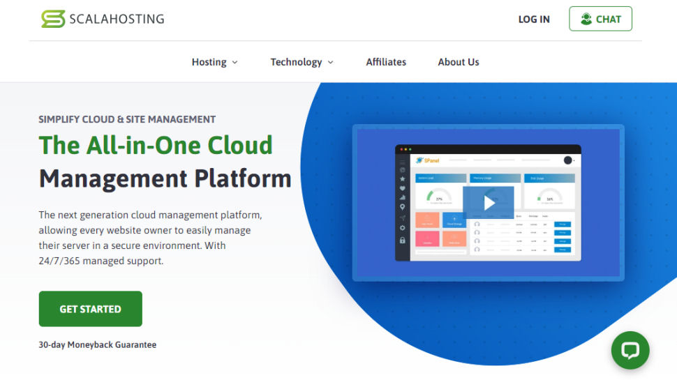 Website screenshot for SPanel.
