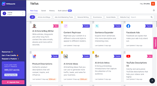 Writesonic AI