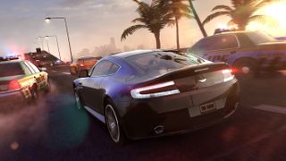 A screenshot of cars in The Crew.