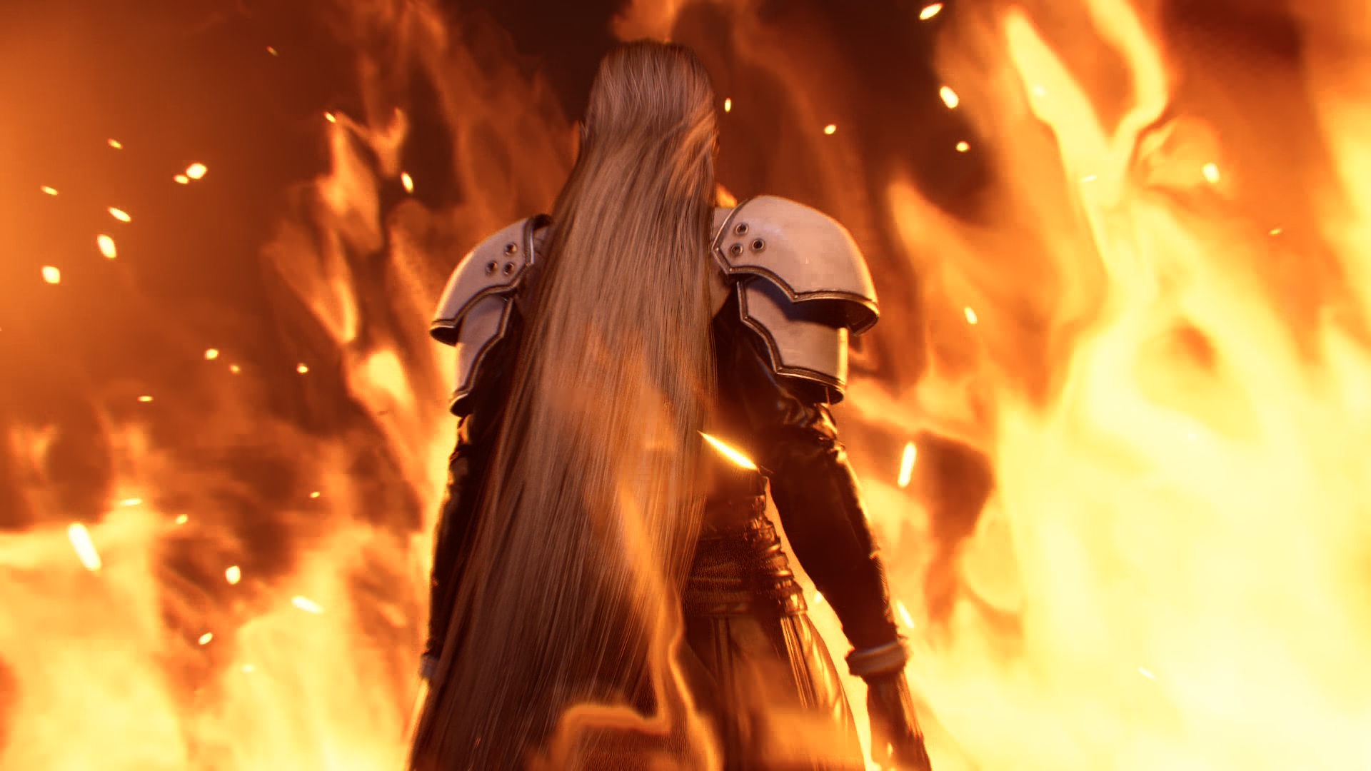 Final Fantasy VII Remake Switch 2 screenshot showing Sephiroth