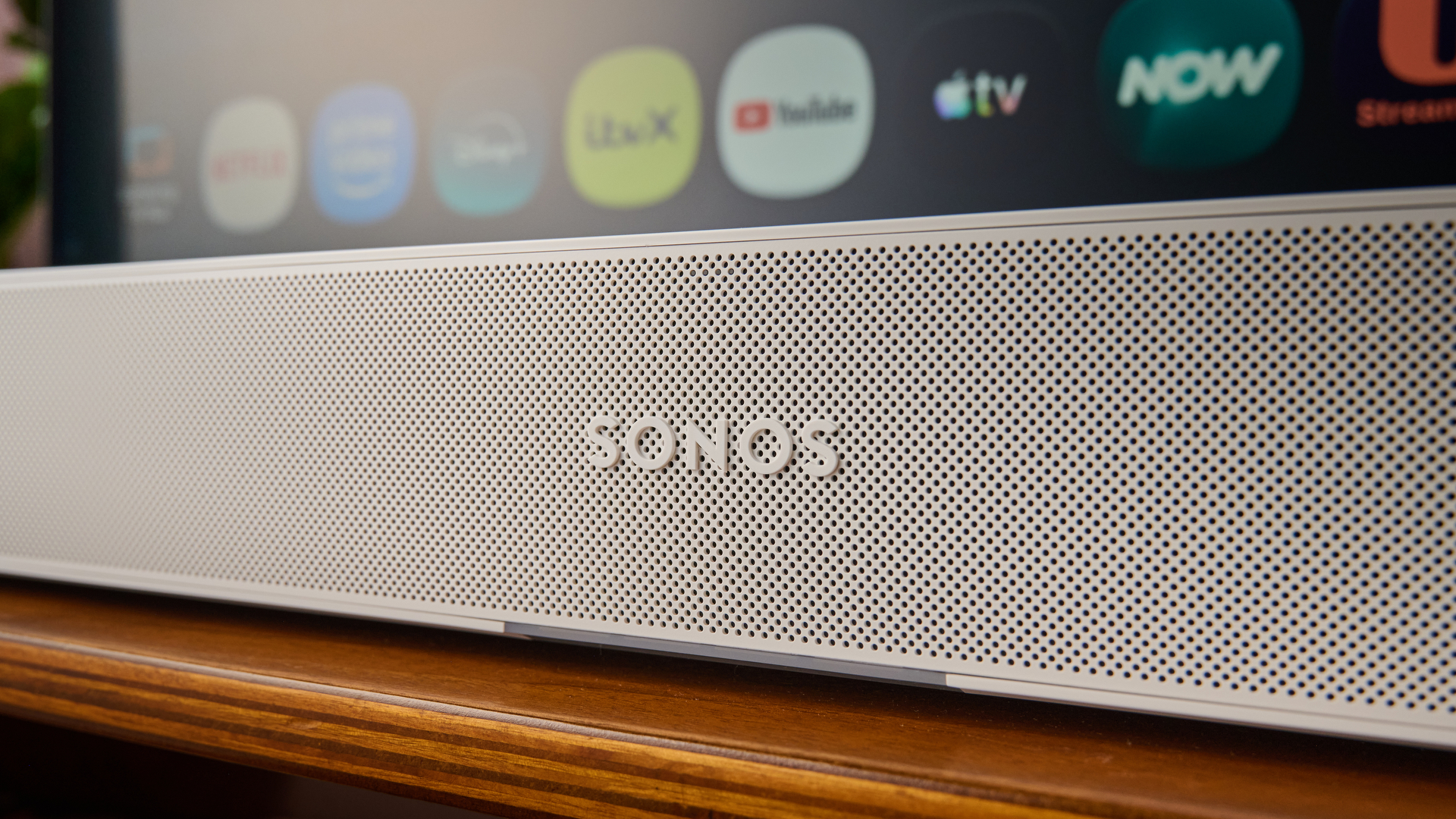 Sonos logo on the Sonos Beam Ultra
