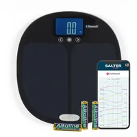 Salter Curve Bluetooth Smart Analyse Bathroom ScaleRead our full Salter Curve Bluetooth Smart Analyse Bathroom Scale review Salter Curve Bluetooth Smart Analyse Bathroom ScaleRead our full Salter Curve Bluetooth Smart Analyse Bathroom Scale review