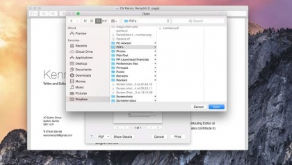 4. Print PDFs to Dropbox