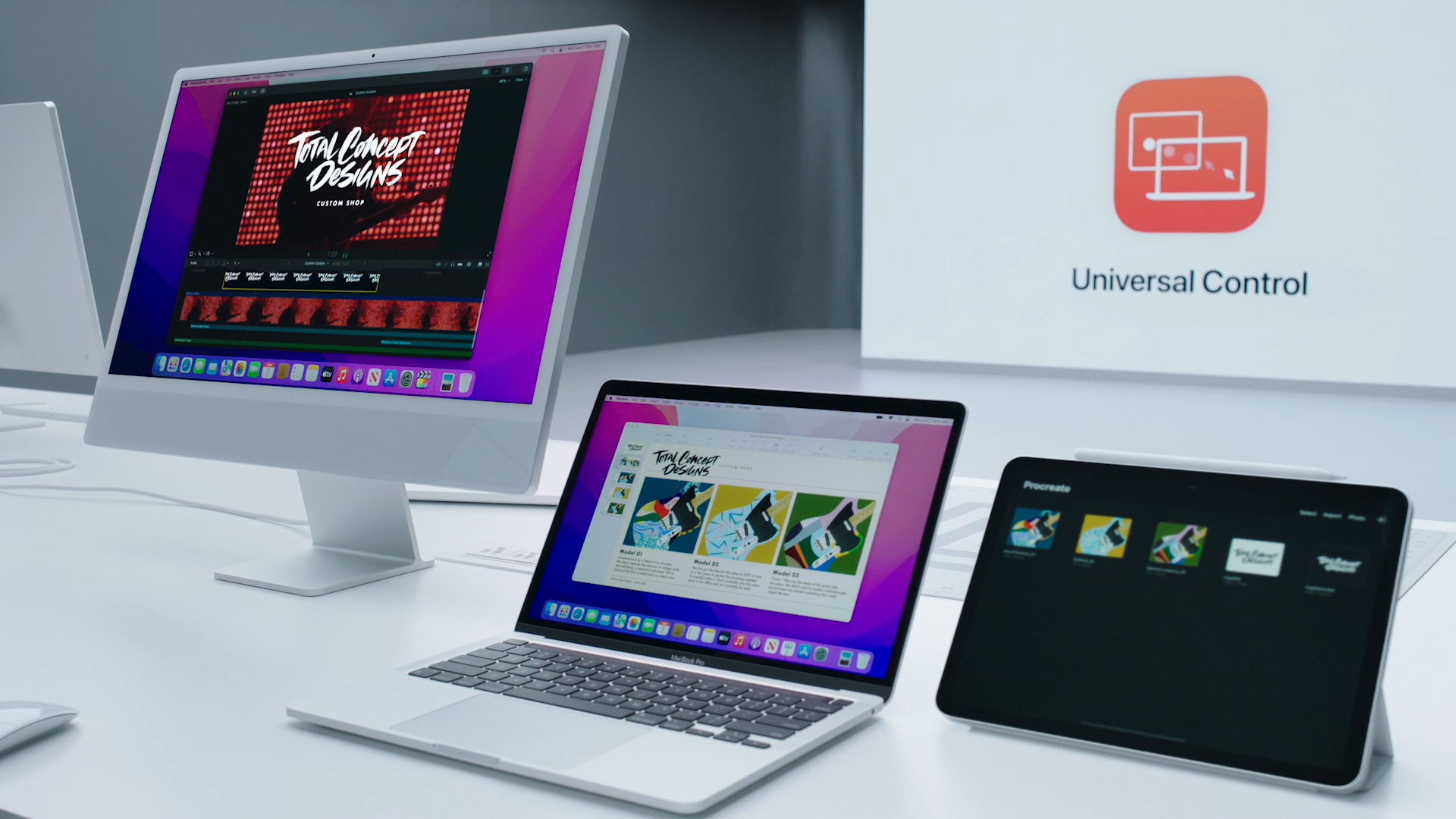 Screenshot of Universal Control feature in macOS