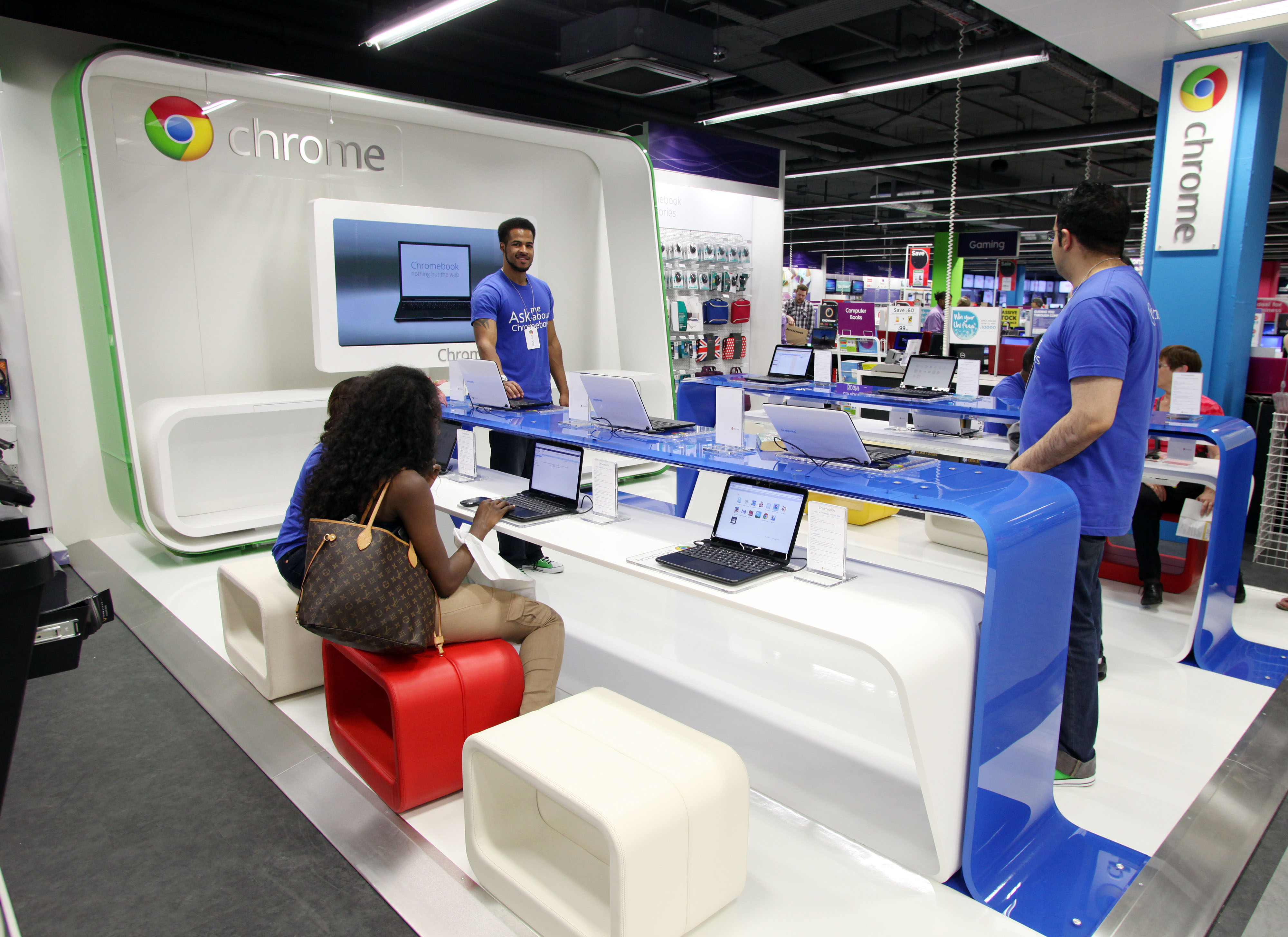 Google launches Chrome Zone in London store