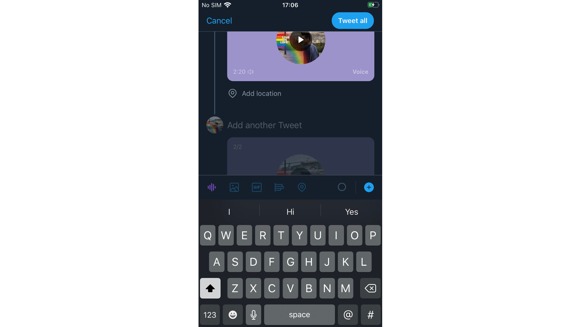 How to send audio tweets 5