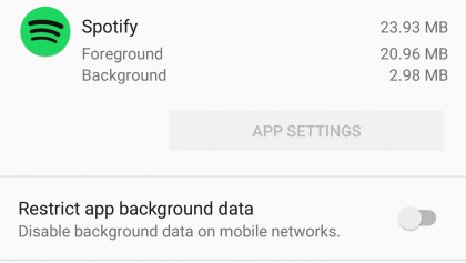 2. Restrict background data