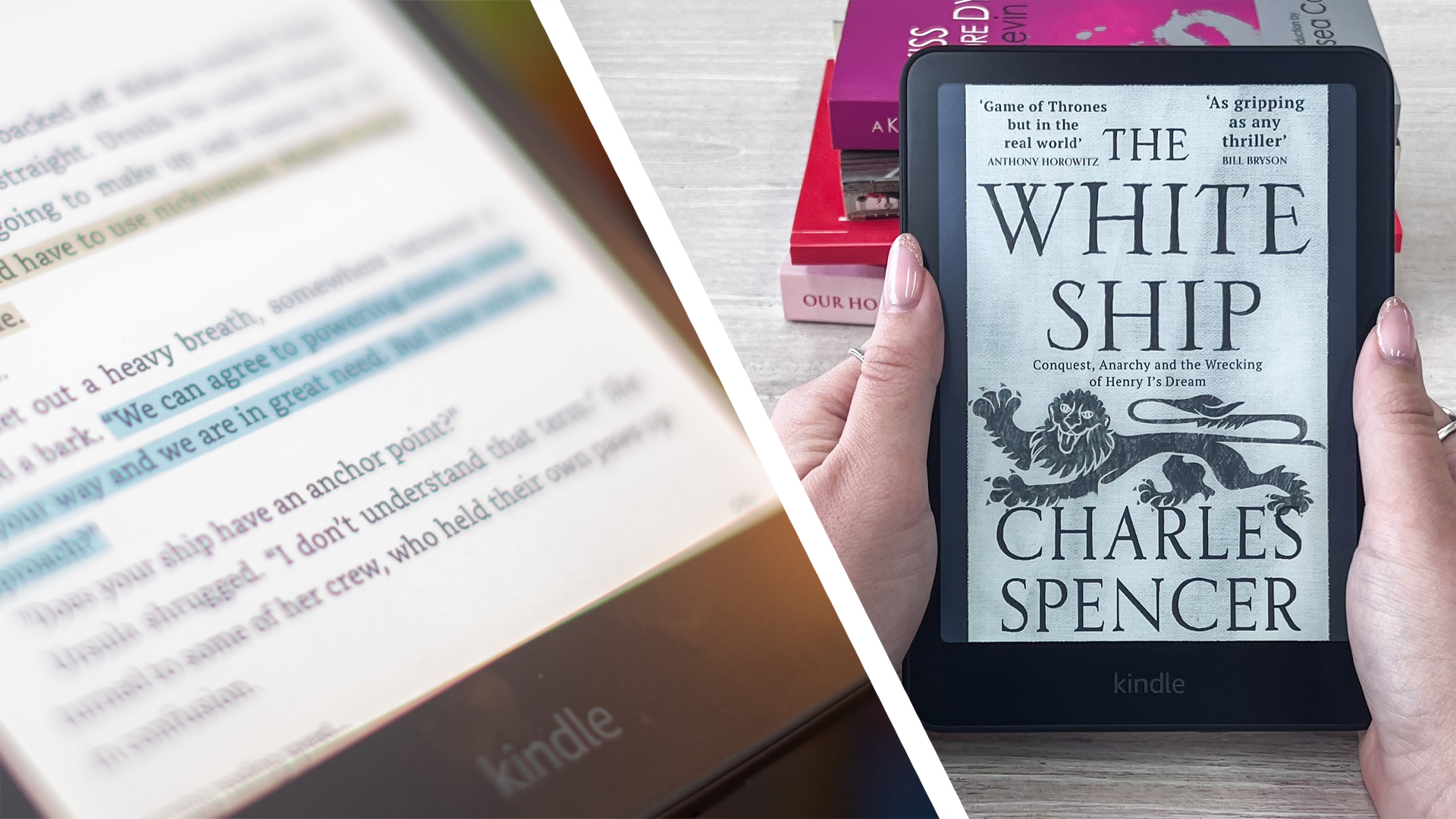 Kindle Paperwhite and Colorsoft ereaders