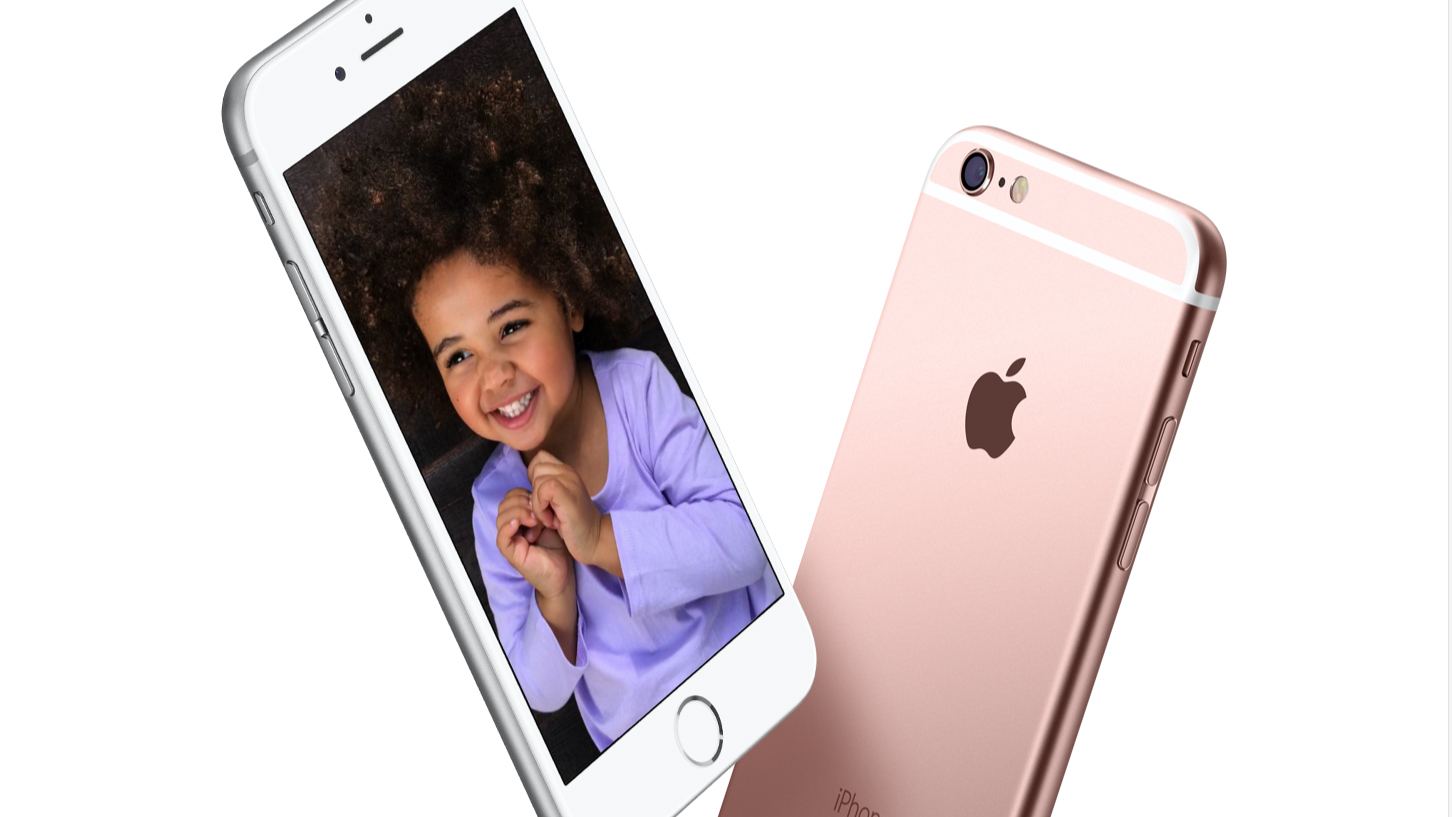 Apple iPhone 6S in rose gold