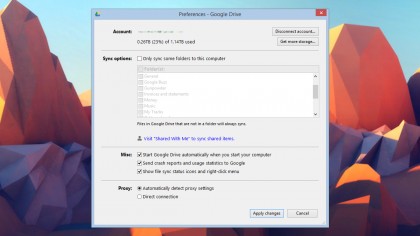 Drive on desktop