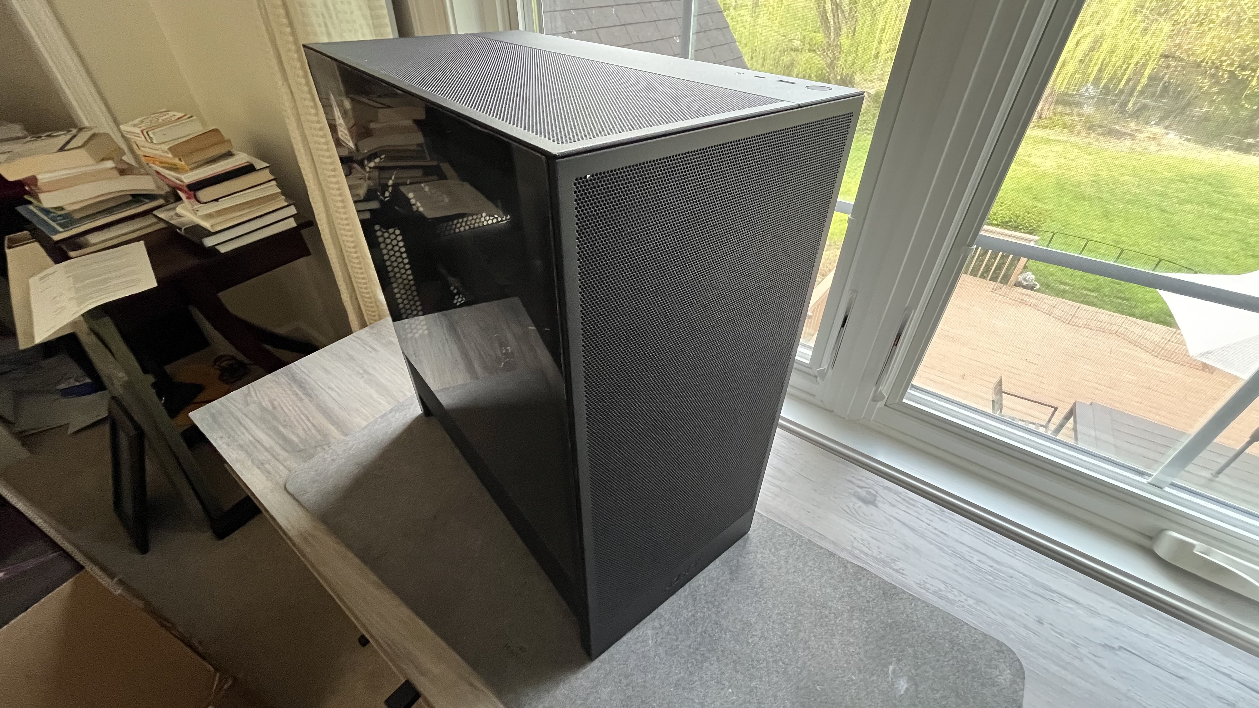 A NZXT Player PC (5070 Intel Edition) sitting on a desk