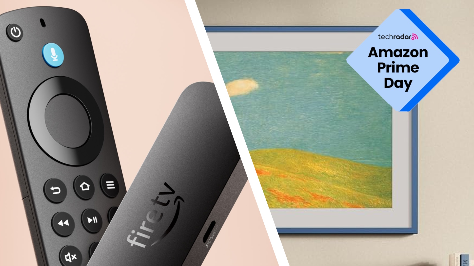 Amazon Fire TV Stick and Ember Artline TV