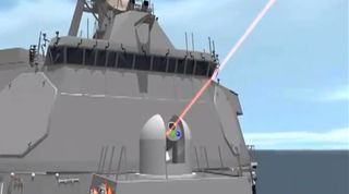 US Navy laser