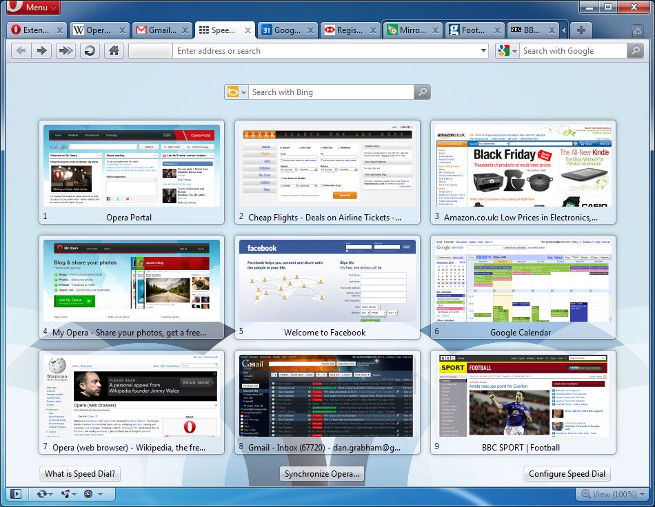 Opera 11 beta