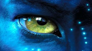 The eye of a Na'vi from Avatar