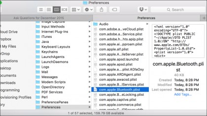 Bluetooth preferences