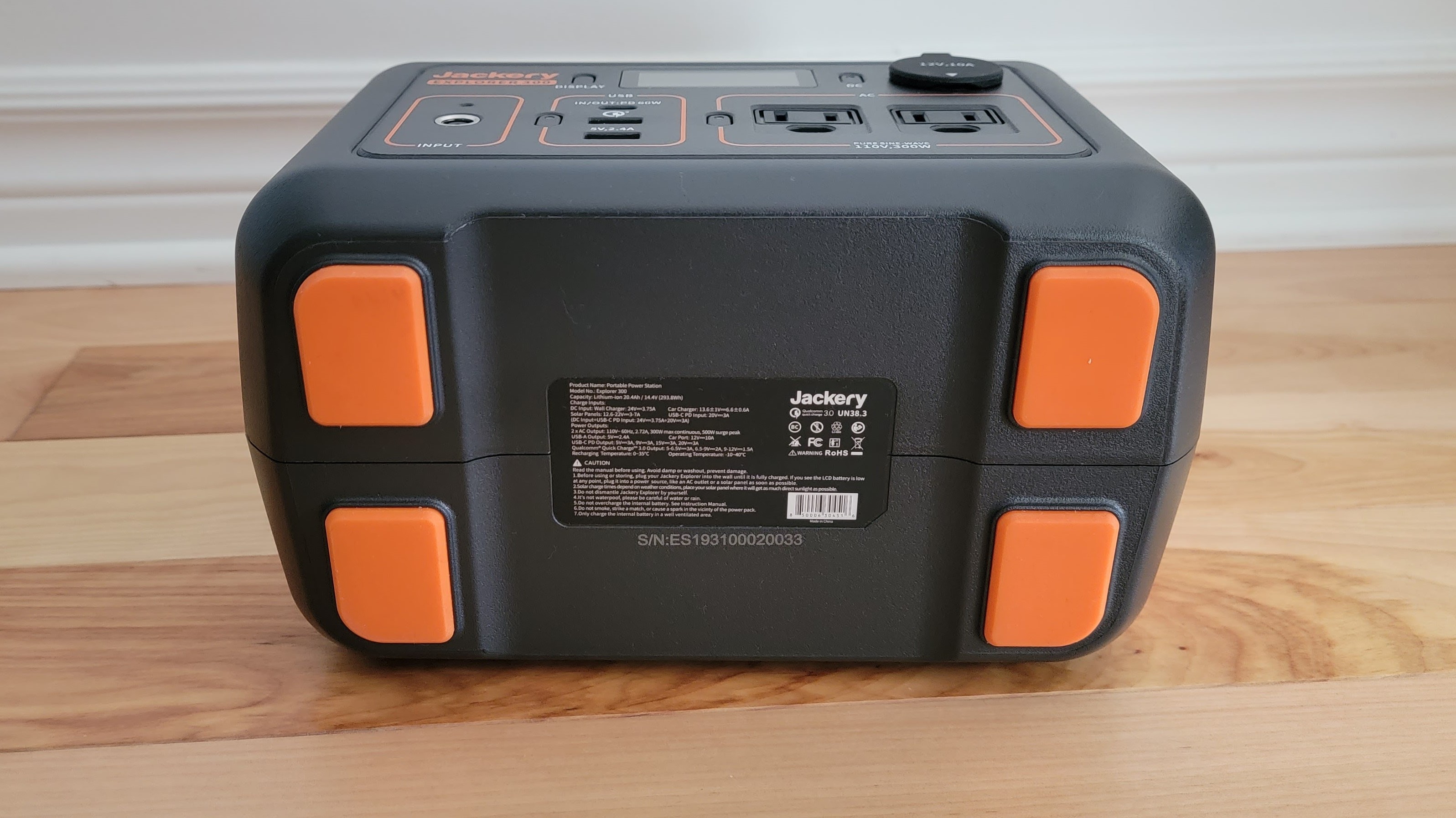 Underside of Device