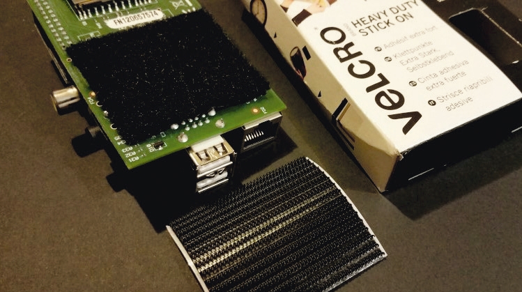 Serving suggestion : Use velcro to place your Pi. It&amp;rsquo;s inexpensive so although it can be ripped off, you won&amp;rsquo;t be. Why not?