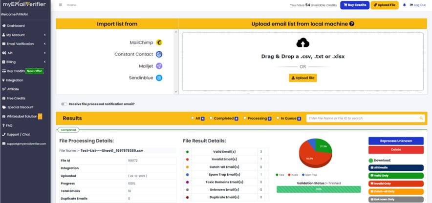 MyEmailVerifier in use