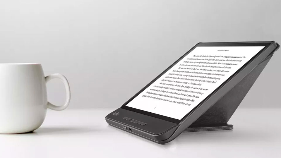 The Kobo Forma in a case