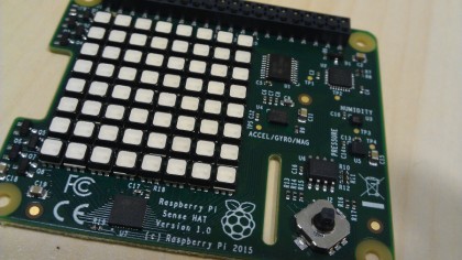 AstroPi SenseHAT close up