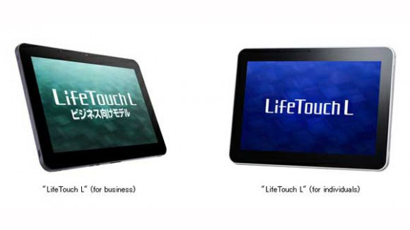 NEC LifeTouch L tablets break cover