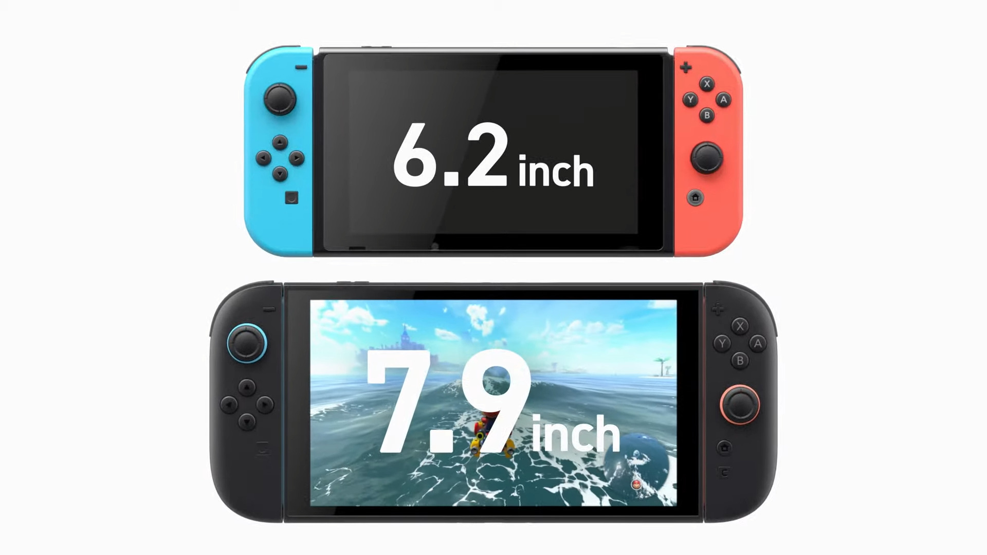 Switch 2 screen comparison