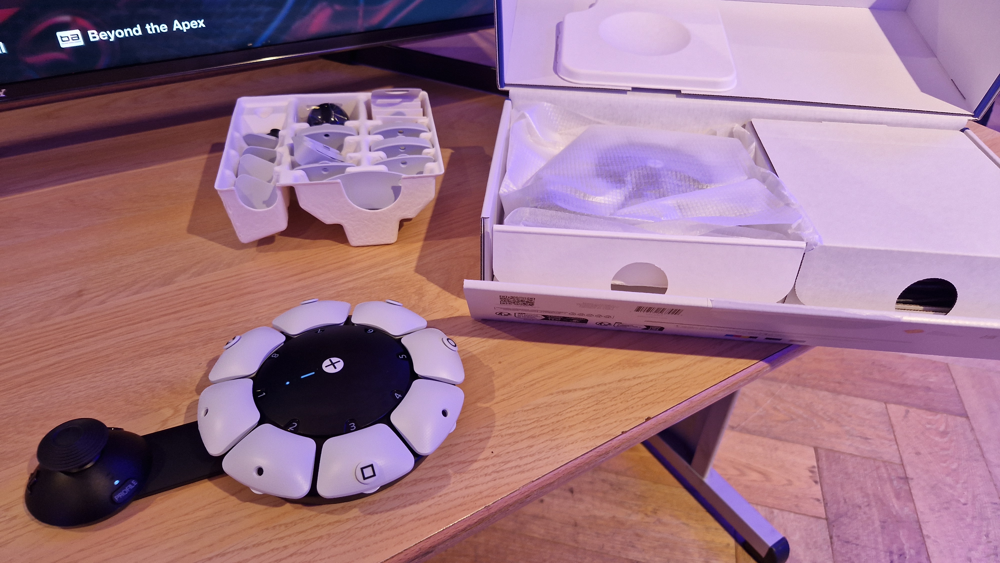 Hands-on picture of the PlayStation Access controller
