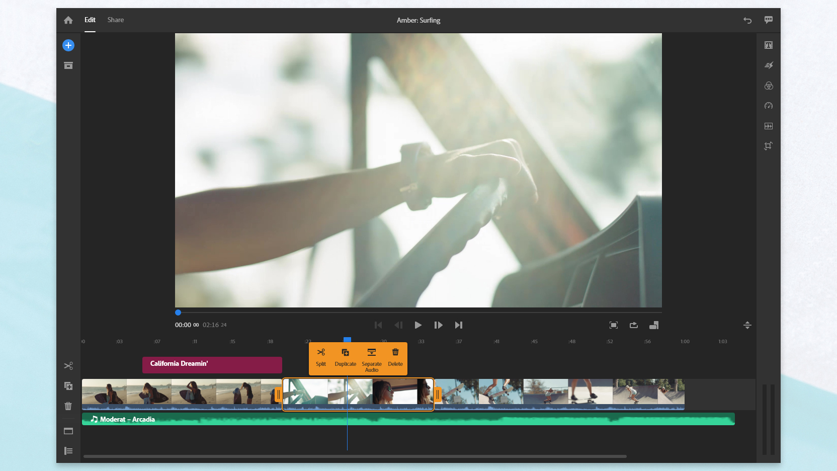 Adobe Premiere Rush