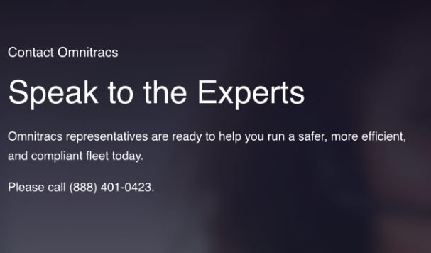 Omnitracs support