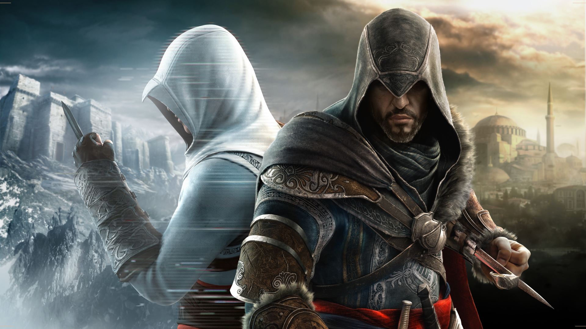 best Assassin's Creed games: Ezio and Altair from previous Assassin's Creed games