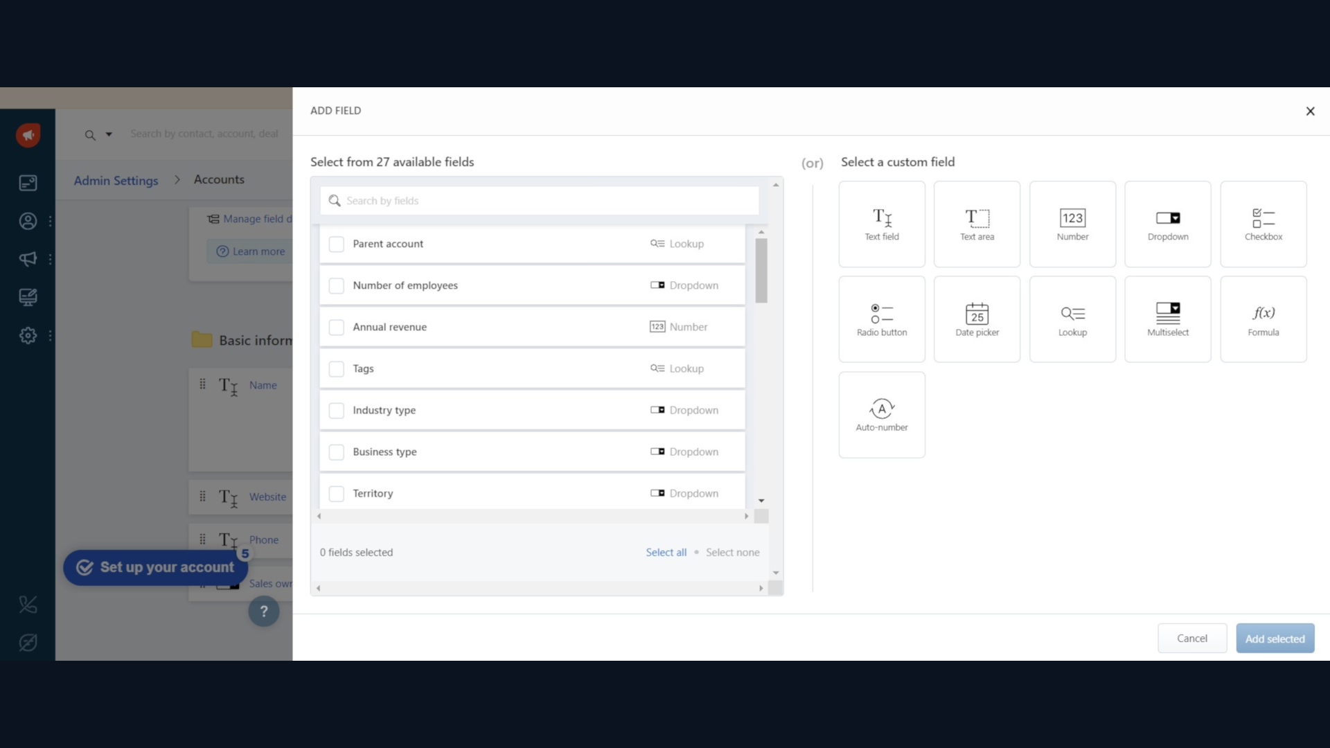 Freshworks' user interface demonstrated
