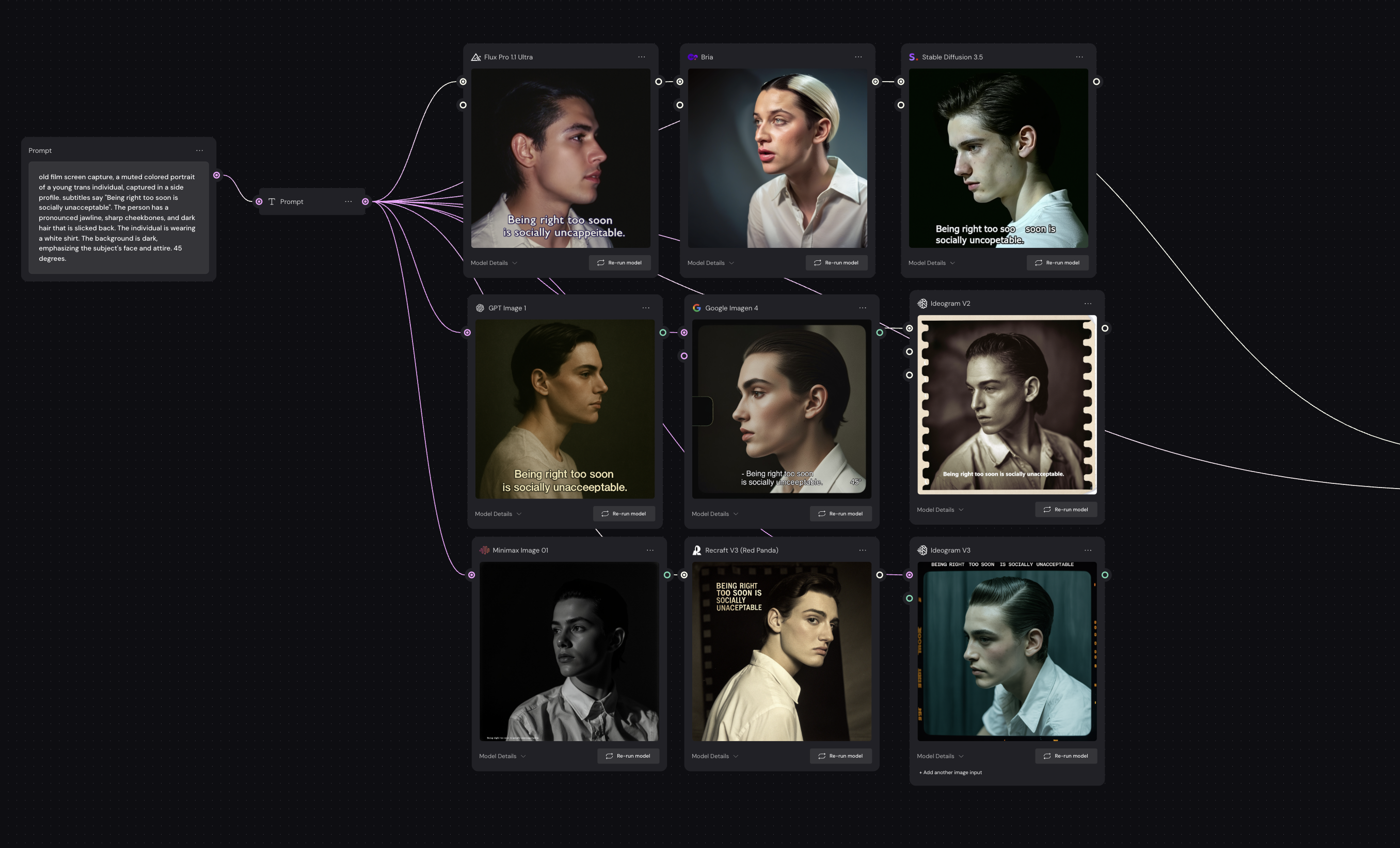 Figma Weave (formerly Weavy) in action with its node-based approach to AI generation and editing