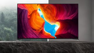 Sony Bravia X950H/XH95 placed on a TV stand 