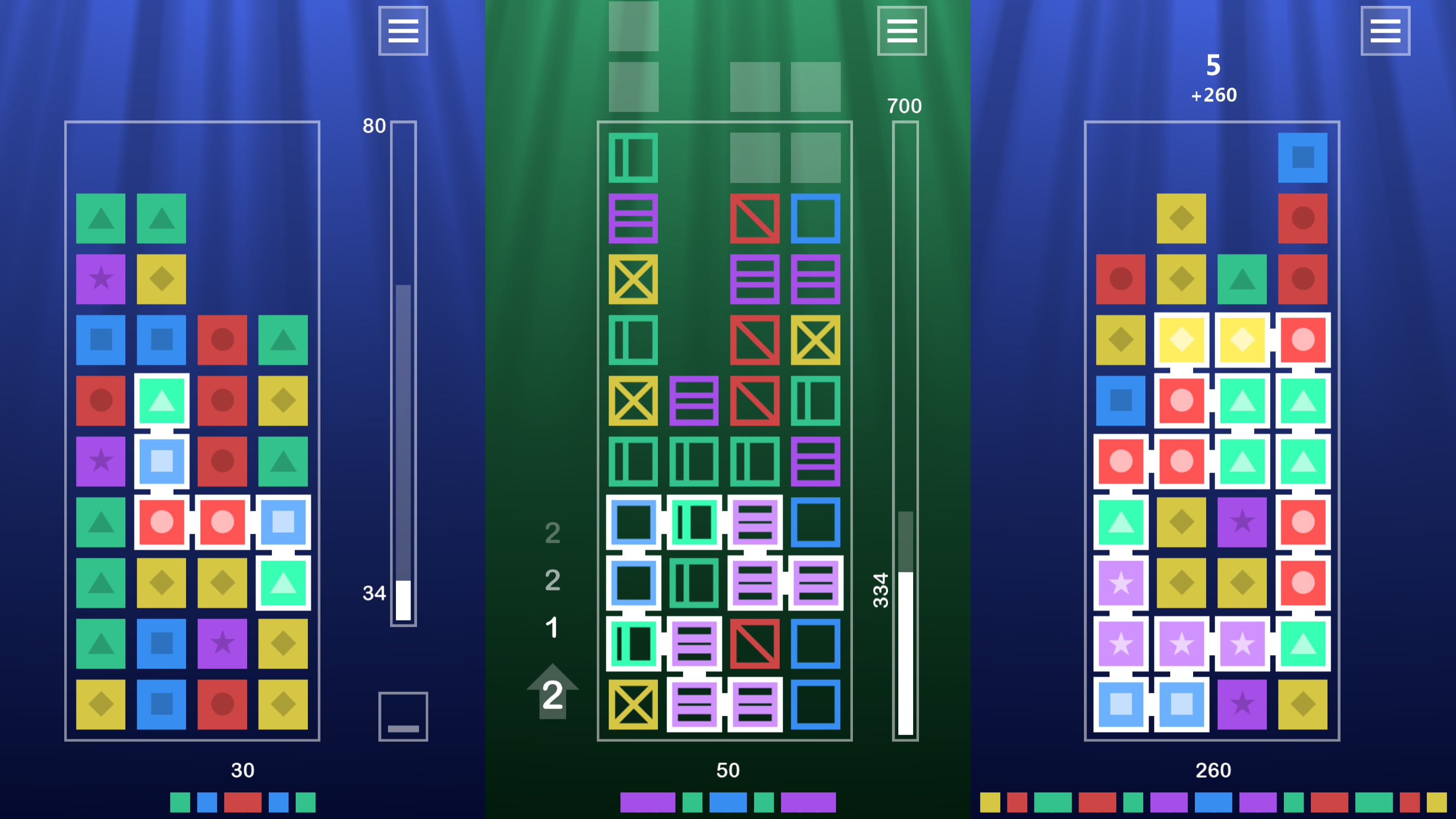 Screenshots showing Otteretto on Android.