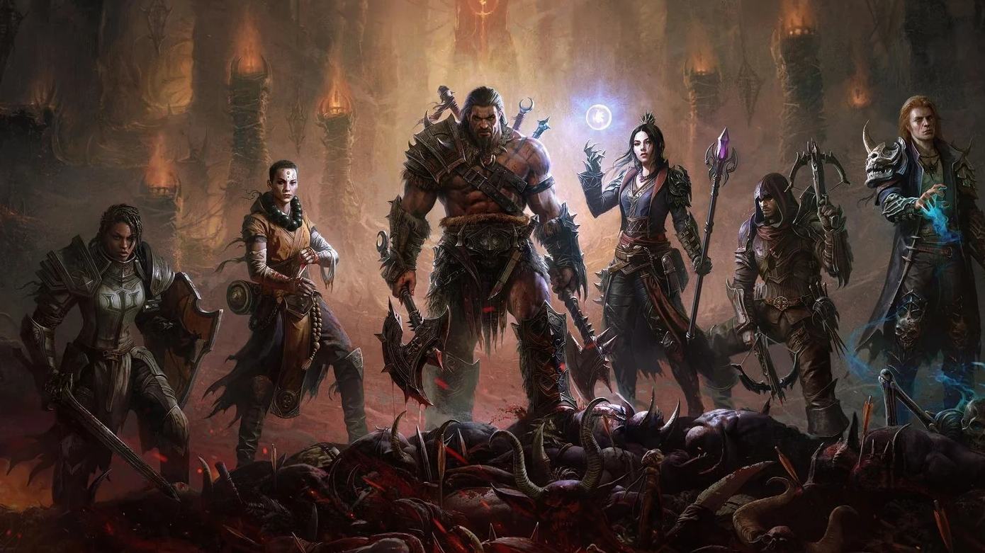 Diablo Immortal leveling - all the character classes in a line