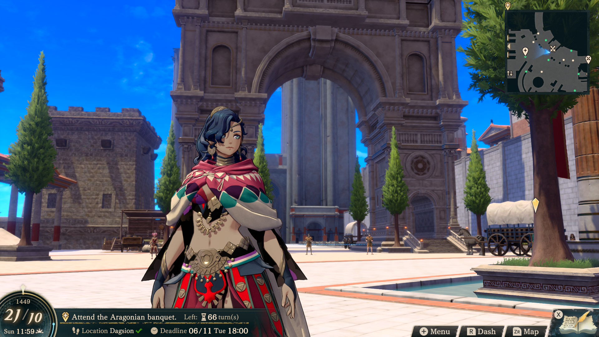 Leda in Dagsion in Fire Emblem: Fortune's Weave
