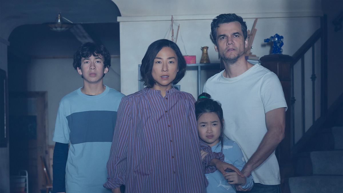 A photo of a family of four for Netflix's The Last House