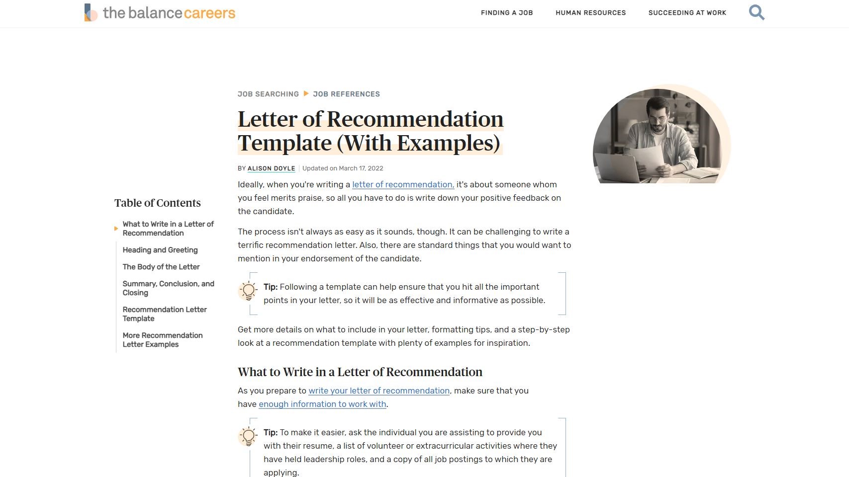 Recommendation Letter Examples