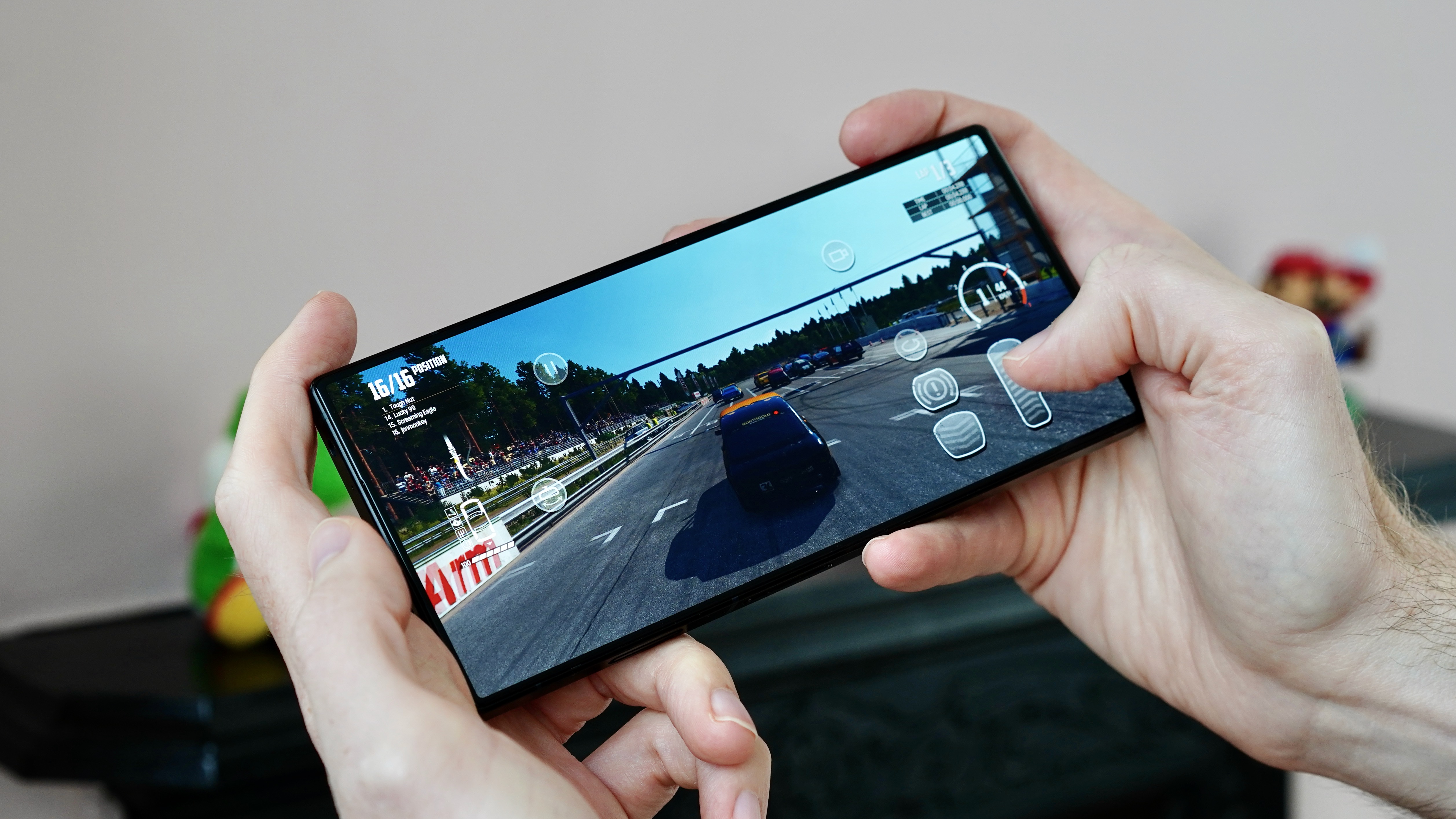 A game being played on the Nubia Red Magic 8S Pro