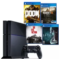 PS4 horror game bundle: $325.96now $299.99 at GameStopSave $25.97 PS4 horror game bundle: $325.96now $299.99 at GameStopSave $25.97
