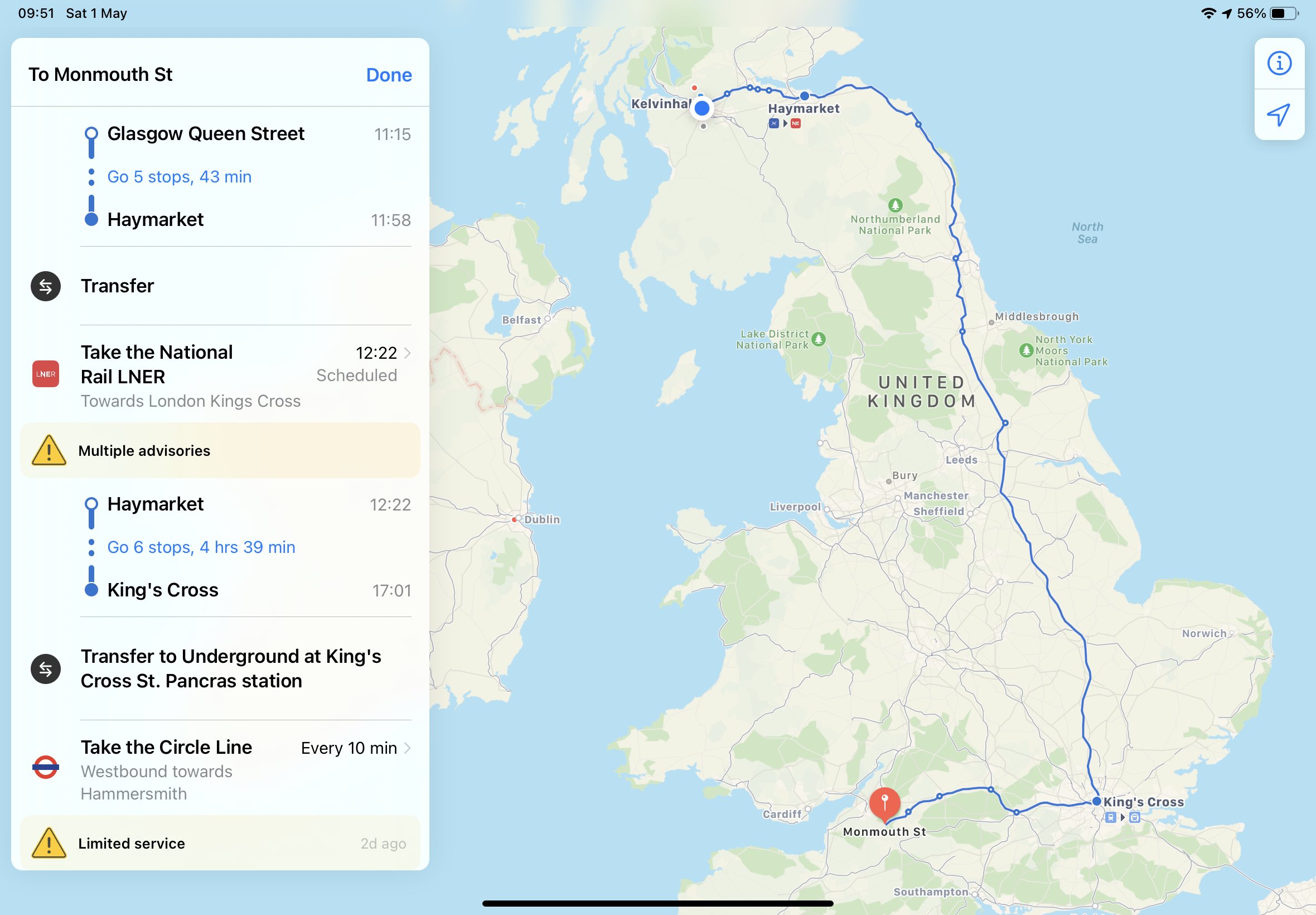Map of the United Kingdom