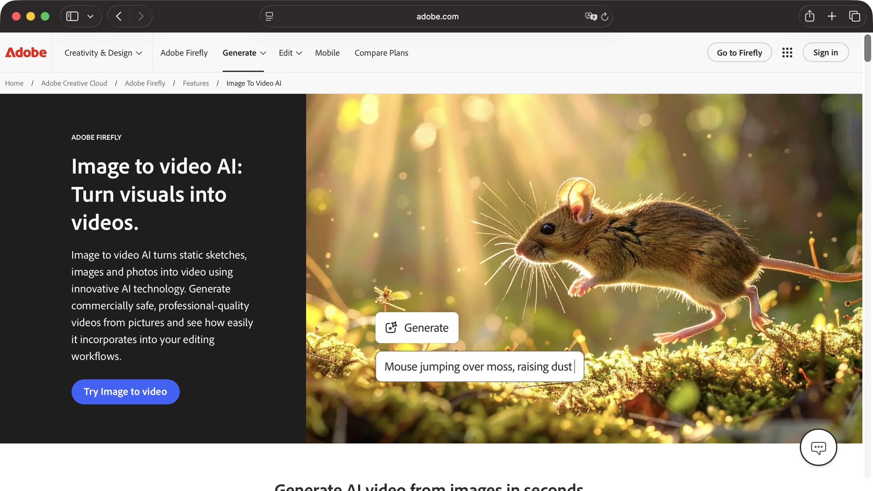 TechRadar Pro exploring how to use Adobe Firefly to generate videos